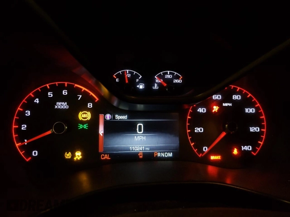 2015 GMC Canyon 4WD SLE z VIN 1GTG6BE3XF1242163, wystawiony jako Copart lot #57132035 z przebiegiem 110 241 mil mil oraz Szkoda całkowita • Salvage title. Historia ofert i sprzedaży dostępna na DreamBid. Obrazek 9.