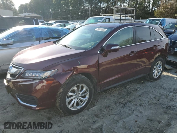 2017 Acura RDX w/Technology Pkg with VIN 5J8TB4H57HL035838, listed as a Copart auction lot 78511303 with 66,638 mi miles. Bid and sale history available at carsss.com. Image 1.