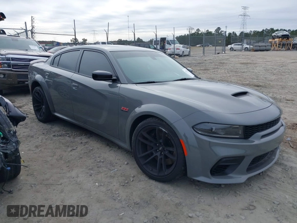 2023 Dodge Charger Scat Pack Widebody with VIN 2C3CDXGJ6PH646050, listed as a IAAI auction lot 41175513 with 7,684 mi miles and . Bid and sale history available at DreamBid. Image 13.