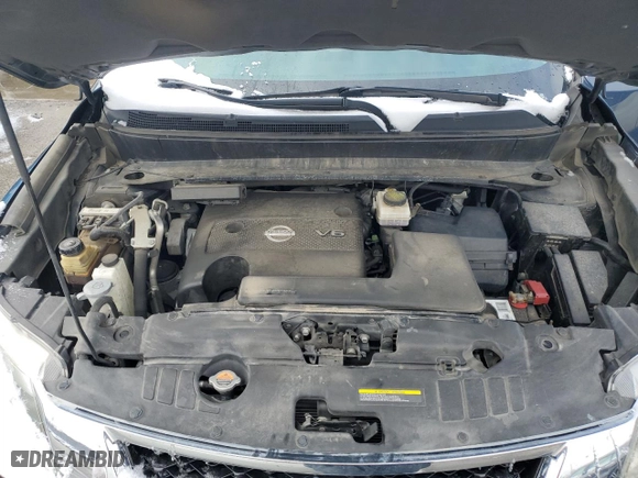 2013 Nissan Pathfinder SL with VIN 5N1AR2MN1DC644974, listed as a Copart auction lot 45569025 with 121,535 mi miles and Salvage Title. Bid and sale history available at carsss.com. Image 12.