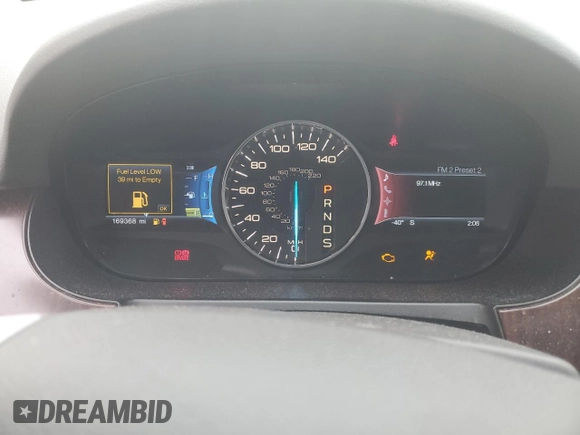 2013 Ford Edge Limited with VIN 2FMDK3KC6DBE15750, listed as a Copart auction lot 55727365 with 169,368 mi miles and Salvage title. Bid and sale history available at DreamBid. Image 9.
