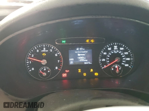 2020 Kia Sorento LX with VIN 5XYPGDA3XLG640161, listed as a Copart auction lot 48752375 with 86,473 mi miles and Salvage Title. Bid and sale history available at DreamBid. Image 9.