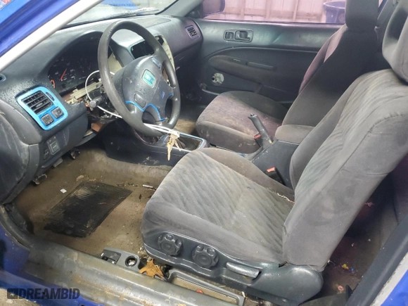 1998 Honda Civic EX with VIN 1HGEJ8141WL091422, listed as a Copart auction lot 44968345 with 179,474 mi miles and Clean Title. Bid and sale history available at carsss.com. Image 7.