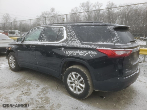 2019 Chevrolet Traverse LT Cloth with VIN 1GNERGKW8KJ143384, listed as a Copart auction lot 45780965 with 157,828 mi miles and Salvage Title. Bid and sale history available at carsss.com. Image 2.