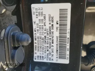 2013 Honda CR-V LX with VIN 5J6RM3H30DL034482, listed as a Copart auction lot 46320545 with 185,809 mi miles and Salvage Title. Bid and sale history available at carsss.com. Image 13.