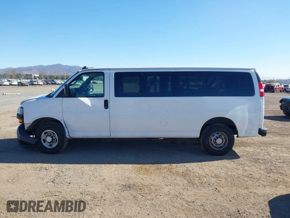 2019 Chevrolet Express Passenger LS with VIN 1GAZGNFP5K1278693, listed as a IAAI auction lot 41299257 with 134,845 mi miles and . Bid and sale history available at DreamBid. Image 14.