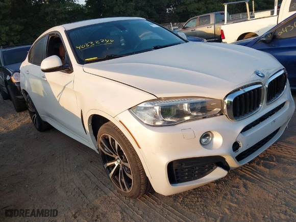 2017 BMW X6 xDrive35i with VIN 5UXKU2C37H0U29936, listed as a IAAI auction lot 40332243 with 95,187 mi miles. Bid and sale history available at carsss.com. Image 1.