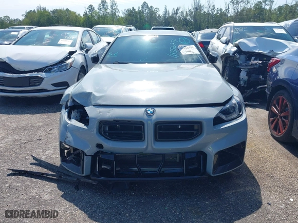 2024 BMW M2 with VIN 3MF13DM04R8E25637, listed as a IAAI auction lot 41556777 with 18,810 mi miles. Bid and sale history available at carsss.com. Image 12.