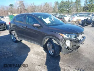 2020 Honda HR-V EX with VIN 3CZRU6H57LM736556, listed as a IAAI auction lot 41878490 with 61,253 mi miles. Bid and sale history available at carsss.com. Image 1.