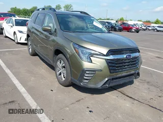 2025 Subaru Ascent Premium с VIN 4S4WMADD1S3400924, выставлен на аукционе IAAI как лот 42606202 с пробегом 4 416 миль миль и . История ставок и продаж доступна на DreamBid. Изображение 1.