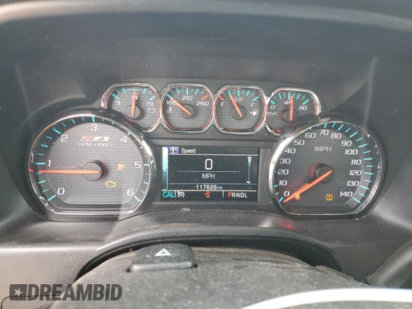 2018 Chevrolet Silverado 1500 LT with VIN 2GCVKREC4J1108974, listed as a Copart auction lot 52732225 with 117,626 mi miles and Salvage Title. Bid and sale history available at DreamBid. Image 9.