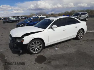 2013 Audi A4 Premium Plus z VIN WAUEFAFL4DN033083, wystawiony jako Copart lot #50030305 z przebiegiem 124 088 mil mil oraz Szkoda całkowita • Salvage title. Historia ofert i sprzedaży dostępna na DreamBid. Obrazek 1.