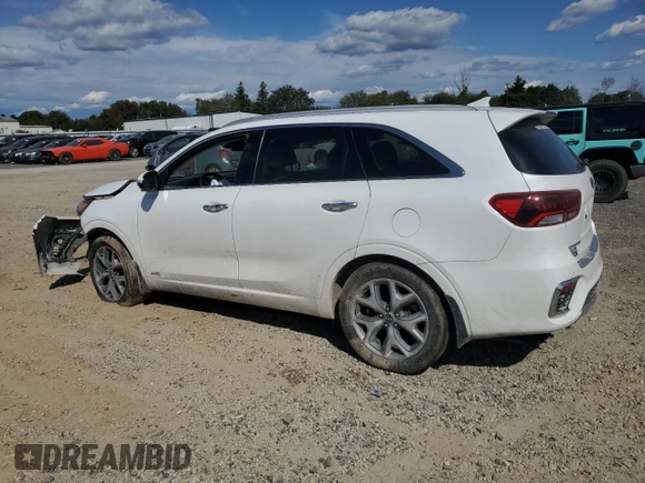 2020 Kia Sorento SX z VIN 5XYPKDA59LG686533, wystawiony jako Copart lot #75920984 z przebiegiem 84 627 mil mil oraz Szkoda całkowita • Salvage title. Historia ofert i sprzedaży dostępna na DreamBid. Obrazek 2.