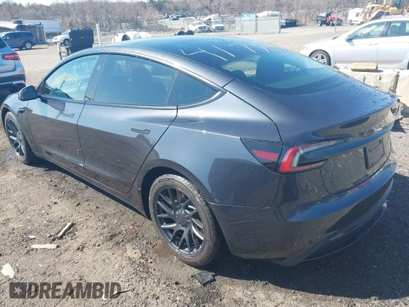 2024 Tesla Model 3 with VIN 5YJ3E1EA6RF728507, listed as a IAAI auction lot 41730403 with 17,563 mi miles and . Bid and sale history available at DreamBid. Image 3.