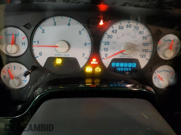 2008 Dodge 1500 ST with VIN 1D7HU18238J212731, listed as a Copart auction lot 83944454 with 100,354 mi miles and Salvage Title. Bid and sale history available at DreamBid. Image 9.