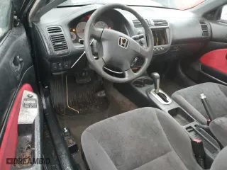 2001 Honda Civic EX with VIN 1HGEM22981L074169, listed as a Copart auction lot 43056235 with 203,508 mi miles and Salvage Title. Bid and sale history available at carsss.com. Image 8.