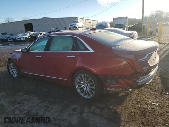 2019 Cadillac CT6 Luxury AWD with VIN 1G6KB5RS7KU141246, listed as a Copart auction lot 86879564 with Not provided miles and Salvage title. Bid and sale history available at DreamBid. Image 2.