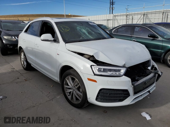 2018 Audi Q3 Premium Plus with VIN WA1JCCFS9JR020132, listed as a Copart auction lot 66694002 with 35,703 mi miles. Bid and sale history available at carsss.com. Image 1.