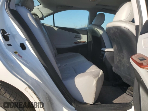 2010 Lexus HS 250h with VIN JTHBB1BA7A2008020, listed as a Copart auction lot 43164075 with 195,548 mi miles and Salvage Title. Bid and sale history available at DreamBid. Image 10.