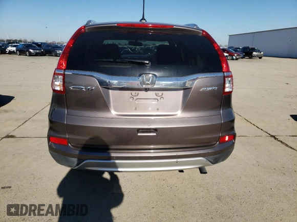 2015 Honda CR-V EX-L with VIN 2HKRM4H77FH618318, listed as a Copart auction lot 41526095 with 78,199 mi miles and Salvage Title. Bid and sale history available at DreamBid. Image 6.
