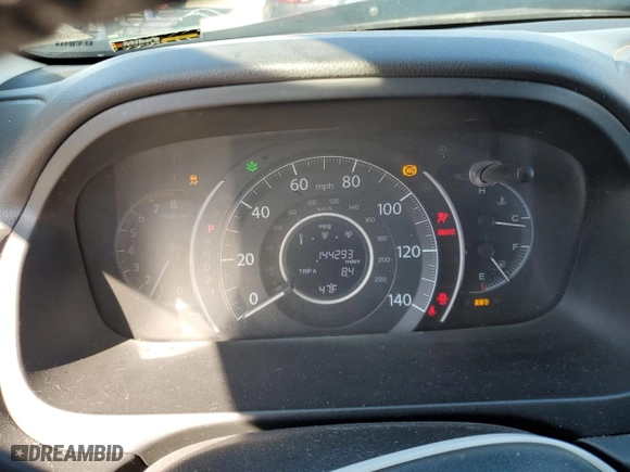 2013 Honda CR-V EX-L with VIN 2HKRM4H78DH675298, listed as a Copart auction lot 48744055 with 144,293 mi miles and Salvage Title. Bid and sale history available at carsss.com. Image 9.