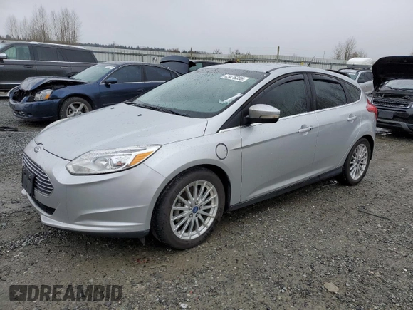 2013 Ford Focus Electric with VIN 1FADP3R43DL196997, listed as a Copart auction lot 43476355 with 77,071 mi miles and Salvage title. Bid and sale history available at DreamBid. Image 1.