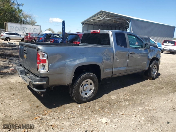 2018 Chevrolet Colorado 2WD Work Truck with VIN 1GCHSBEA6J1299242, listed as a Copart auction lot 50182555 with 76,816 mi miles and Salvage Title. Bid and sale history available at carsss.com. Image 3.