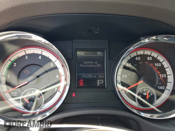 2013 Dodge Durango Crew with VIN 1C4SDJDT4DC696390, listed as a Copart auction lot 63608365 with 176,285 mi miles and Clean title. Bid and sale history available at DreamBid. Image 9.