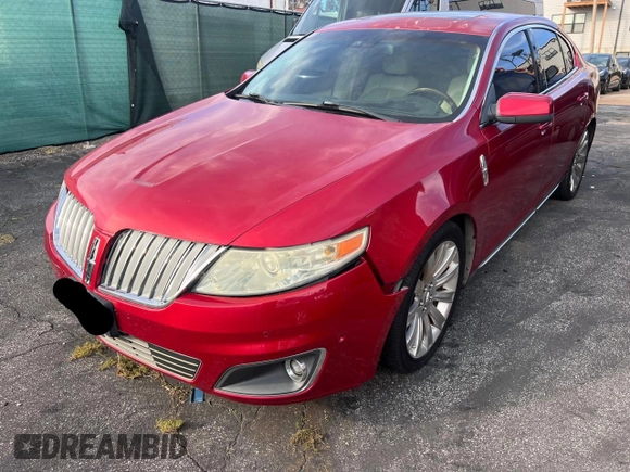 2010 Lincoln MKS EcoBoost with VIN 1LNHL9FT8AG604562, listed as a Copart auction lot 53880395 with 125,178 mi miles and Clean Title. Bid and sale history available at DreamBid. Image 2.