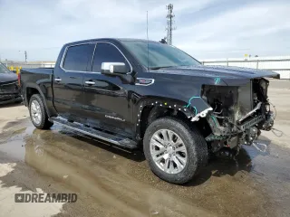 2022 GMC Sierra 1500 Limited Denali with VIN 3GTU9FEL6NG104220, listed as a Copart auction lot 57475034 with 50,121 mi miles and Salvage Title. Bid and sale history available at carsss.com. Image 4.