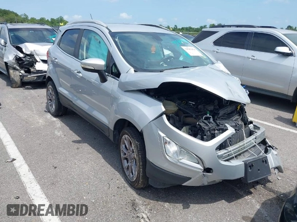 2019 Ford EcoSport Titanium with VIN MAJ3S2KE8KC271407, listed as a IAAI auction lot 39585454 with 74,104 mi miles and . Bid and sale history available at DreamBid. Image 1.