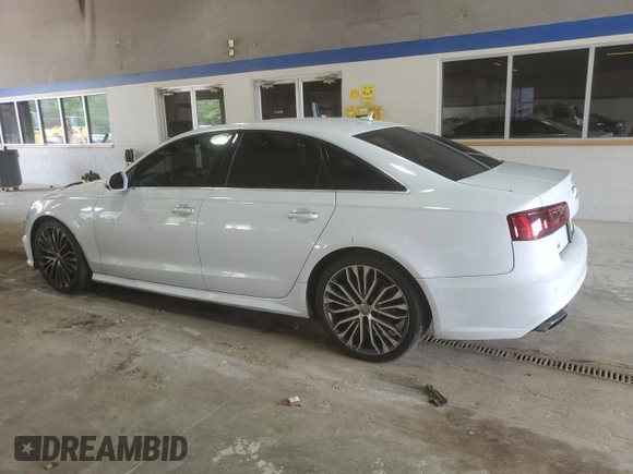2017 Audi A6 Premium Plus with VIN WAUG8AFC0HN110072, listed as a Copart auction lot 56515835 with 95,364 mi miles and Salvage title. Bid and sale history available at DreamBid. Image 2.