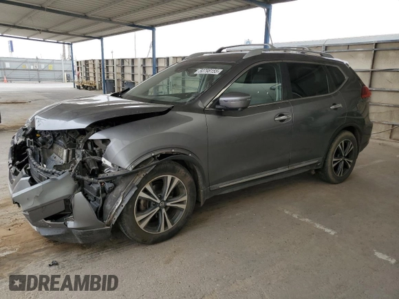 2017 Nissan Rogue SV with VIN 5N1AT2MT2HC871757, listed as a Copart auction lot 50798155 with 103,458 mi miles and Salvage Title. Bid and sale history available at carsss.com. Image 1.