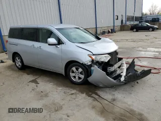2012 Nissan Quest SL with VIN JN8AE2KP9C9039153, listed as a Copart auction lot 49385855 with 184,811 mi miles and Non Repairable. Bid and sale history available at carsss.com. Image 4.