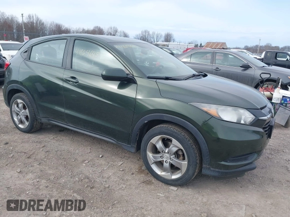 2018 Honda HR-V LX with VIN 3CZRU6H31JM703564, listed as a IAAI auction lot 41864645 with 123,652 mi miles. Bid and sale history available at carsss.com. Image 1.
