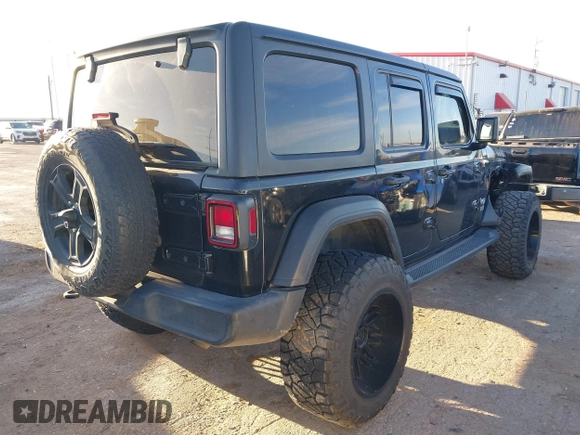 2020 Jeep Wrangler Unlimited Sport S с VIN 1C4HJXDNXLW348677, выставлен на аукционе IAAI как лот 42056986 с пробегом Не указан миль и . История ставок и продаж доступна на DreamBid. Изображение 4.