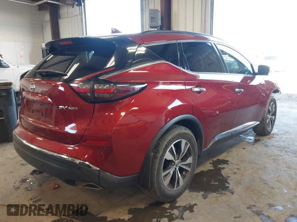 2019 Nissan Murano S with VIN 5N1AZ2MS4KN146467, listed as a IAAI auction lot 41957169 with 56,018 mi miles. Bid and sale history available at carsss.com. Image 4.