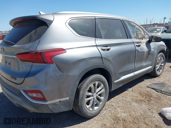 2019 Hyundai Santa Fe SEL with VIN 5NMS33AD0KH078624, listed as a IAAI auction lot 41747977 with 98,507 mi miles. Bid and sale history available at carsss.com. Image 4.