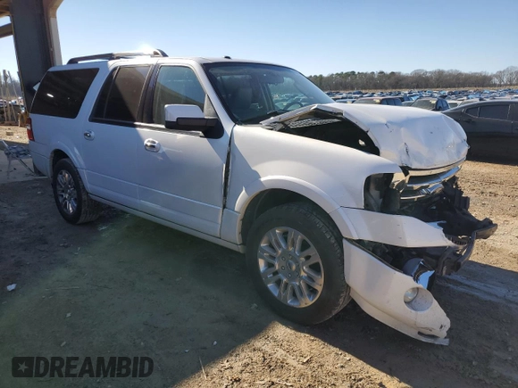 2011 Ford Expedition Max Limited with VIN 1FMJK1K5XBEF12699, listed as a Copart auction lot 89182085 with 239,793 mi miles and Salvage title. Bid and sale history available at DreamBid. Image 4.
