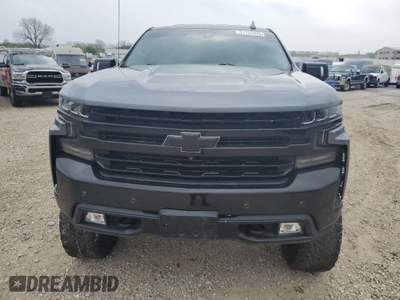 2021 Chevrolet Silverado 1500 LTZ with VIN 3GCUYGED0MG346971, listed as a Copart auction lot 51762875 with Not Provided miles and Salvage Title. Bid and sale history available at DreamBid. Image 5.