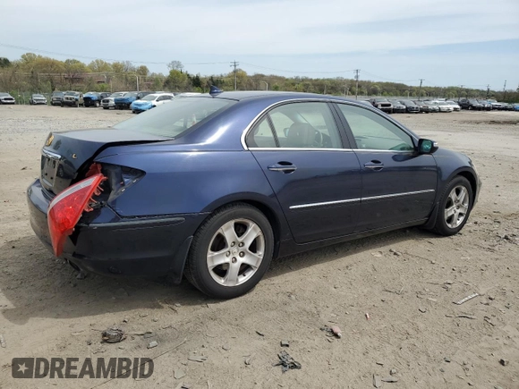 2006 Acura RL z VIN JH4KB165X6C011153, wystawiony jako Copart lot #53425365 z przebiegiem 197 781 mil mil oraz Szkoda całkowita • Salvage title. Historia ofert i sprzedaży dostępna na DreamBid. Obrazek 3.