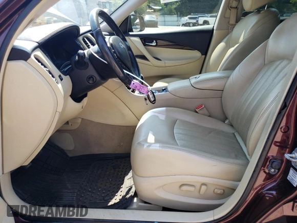 2017 Infiniti QX50 with VIN JN1BJ0RR1HM403970, listed as a Copart auction lot 77878474 with 57,531 mi miles and Non Repairable. Bid and sale history available at carsss.com. Image 7.