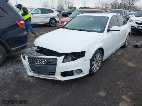 2011 Audi A4 2.0T Premium Plus with VIN WAUFFAFL2BN035710, listed as a IAAI auction lot 41506471 with 187,064 mi miles. Bid and sale history available at carsss.com. Image 2.