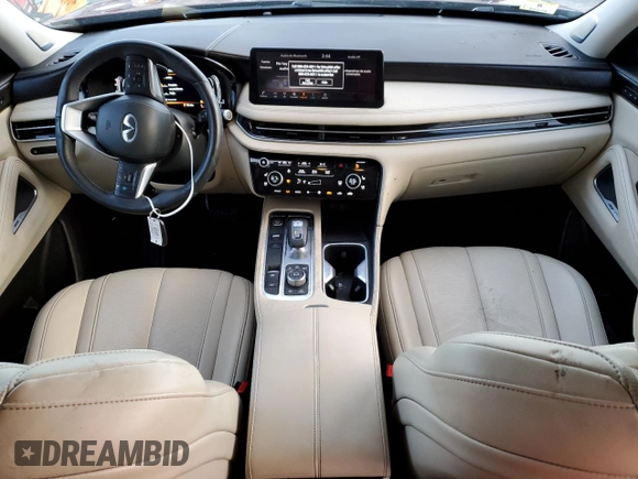 2023 Infiniti QX60 Sensory with VIN 5N1DL1GS4PC368742, listed as a Copart auction lot 84702134 with 24,542 mi miles and Salvage title. Bid and sale history available at DreamBid. Image 8.