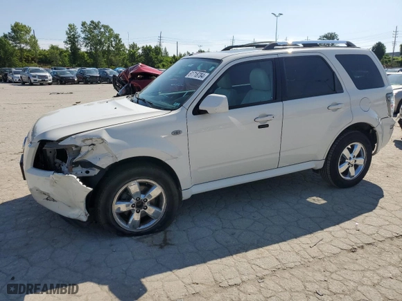 2009 Mercury Mariner Premier with VIN 4M2CU87G19KJ11476, listed as a Copart auction lot 61718784 with 117,526 mi miles and Salvage Title. Bid and sale history available at carsss.com. Image 1.