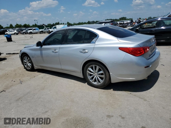 2017 Infiniti Q50 Sport with VIN JN1EV7AP1HM742295, listed as a Copart auction lot 61851655 with 69,227 mi miles and Salvage title. Bid and sale history available at DreamBid. Image 2.