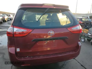 2018 Toyota Sienna L with VIN 5TDZZ3DC3JS918505, listed as a Copart auction lot 81588254 with 119,091 mi miles and Salvage Title. Bid and sale history available at DreamBid. Image 6.
