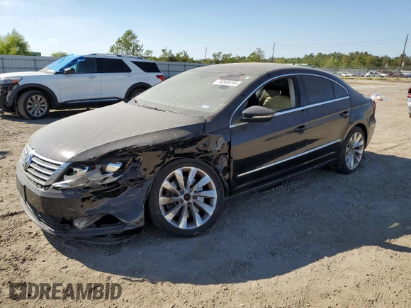 2013 Volkswagen CC VR6 Executive 4Motion with VIN WVWGU7AN4DE529952, listed as a Copart auction lot 76549744 with 122,320 mi miles and Salvage Title. Bid and sale history available at carsss.com. Image 1.