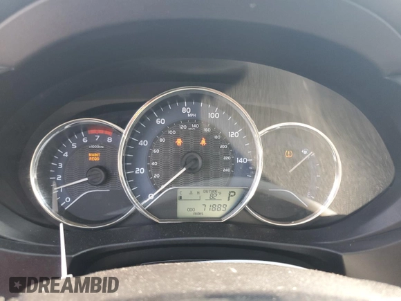 2016 Toyota Corolla L with VIN 5YFBURHEXGP397721, listed as a Copart auction lot 59288035 with 71,889 mi miles and Salvage title. Bid and sale history available at DreamBid. Image 9.