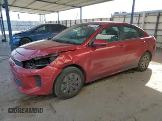 2019 Kia Rio S with VIN 3KPA24ABXKE214302, listed as a Copart auction lot 48737115 with 84,651 mi miles and Salvage Title. Bid and sale history available at carsss.com. Image 1.